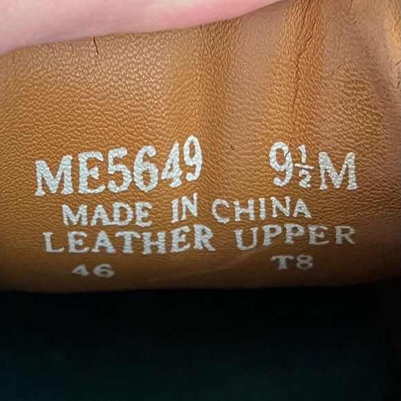 {Rockport} Lace-Up Oxford Leather Shoes in Brown - Men's 9.5 - Picture 7 of 7